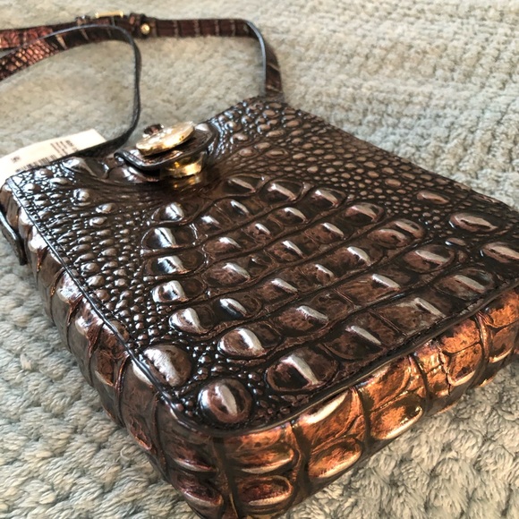 Brahmin Marley Plum Melbourne Crossbody Bag - NEW - Picture 5 of 7